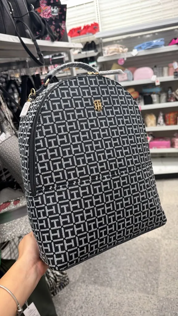 Mochila Monograma TH Negro