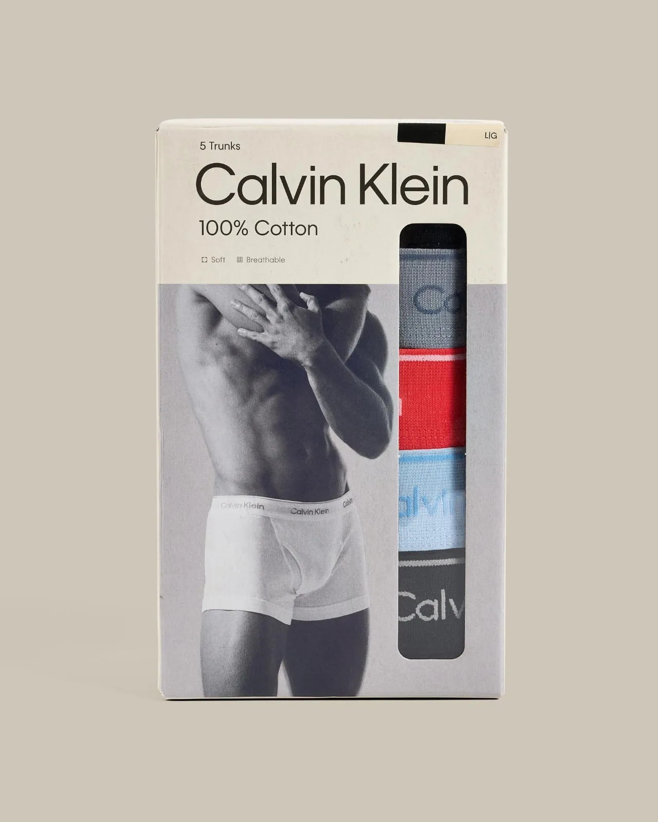 Boxer CK 100% Algodon Pack 5